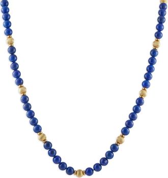 Luxury Bazaar lapis bead necklace - Blauw