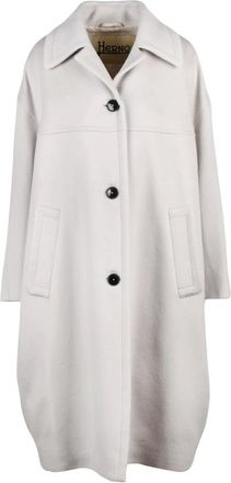 Herno Jassen, Dames, Beige, S, Wol, Cappotto