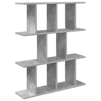 vidaXL Estante De Pared Gris Hormig&oacute;n 102 X 20 X 96 Cm Vidaxl