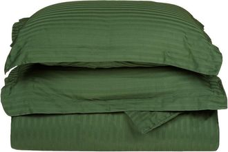 Superior Dnu Home City 300 Thread Count Egyptian Cotton Stripe Duvet Set