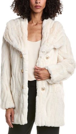 Joseph Ribkoff Faux Fur Textured Coat