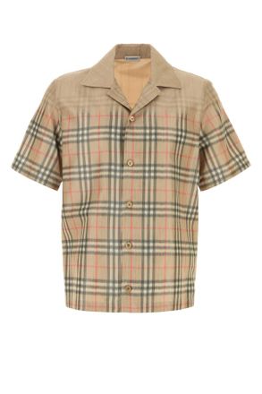 Burberry Printed Viscose Blend Shirt