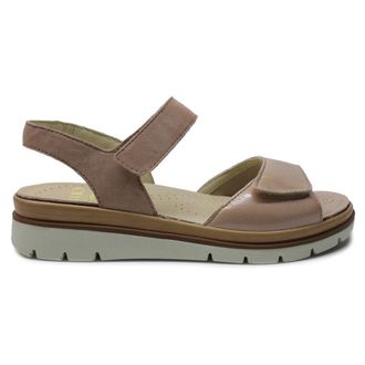 Fidelio Glory 595023 Leather Womens Hook and loop Sandals - Antico - Size:UK 6.5