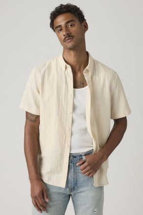 Levi's Camicia Authentic button-down a manica corta - Uomo - 2XL - Cream / Oatmeal