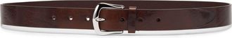 Brunello Cucinelli buckled leather belt - men - Leather - 85 - Brown