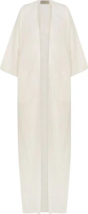 Cortana Kimono Blouse - Dames - Kimonos - Beige - M - Linnen - Overhemden