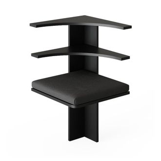 Vicco Banco De Comedor Roman, Negro, 43.5 X 43.5 Cm Vicco