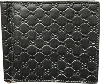 Gucci Black Leather Wallet (Bi-Fold) (Pre-Owned)