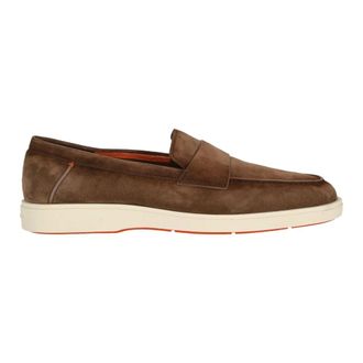 Santoni Moccasin - male - Santoni - Loafers - Brown - 7 1/2 UK - Shoes