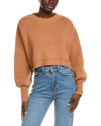 Free People Easy Street Crop Pullover