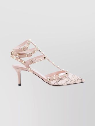 Valentino Garavani lace rockstud pumps