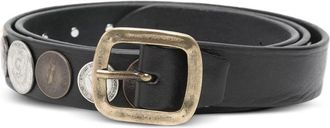 Eraldo Coin-embellished Buckle Belt