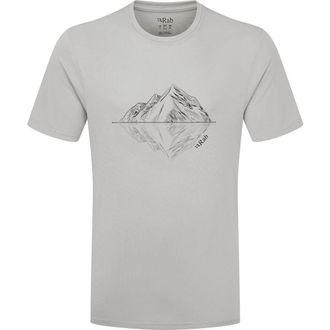 RAB Crimp Reflection T-Shirt - Mens in Light Zinc at Nordstrom, Size Small