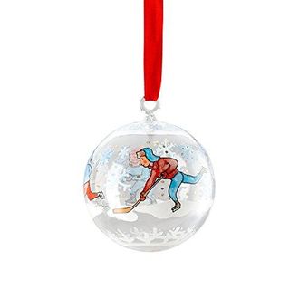 Hutschenreuther Glaskugel, Glas, Dekoriert, 6 cm