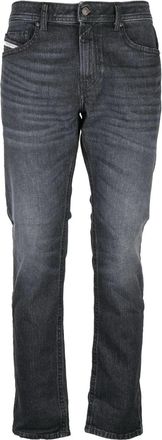 Diesel Black Straight Denim Jeans