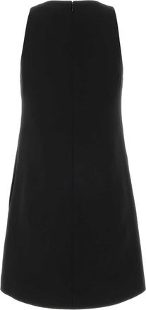 Valentino Garavani Womens Dress Mini Black Virgin Wool Silk