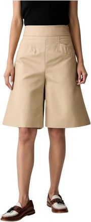 Ganni Donna, Pantaloncini, Beige, S, new