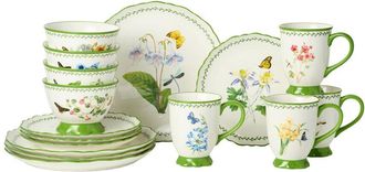 Certified International Mirabella 16Pc Dinnerware Set, Service For 4