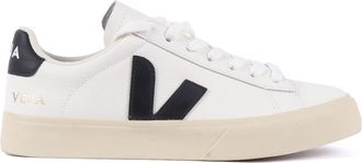 Veja White Black Campo Leather Sneakers