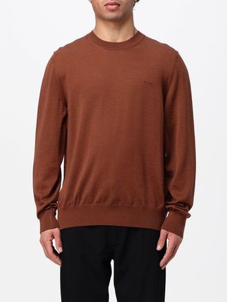 HUGO BOSS Maglia girocollo in pura lana a maniche lunghe