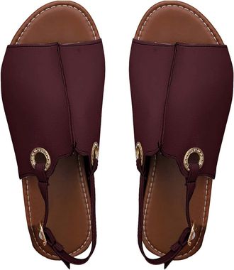 Generic Outdoor Shoes Womens Lined Womens Beach Sandals Hollow Casual Slippers Flat Shoes Sandals Womens Shoes Warm Lining, red, 8.5 UK