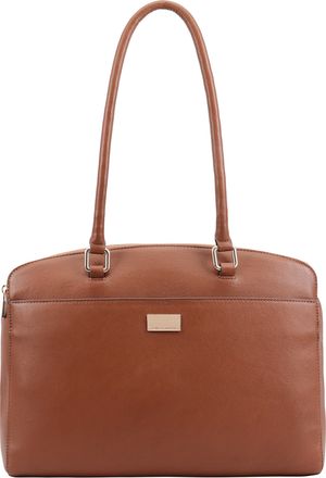 Paul Costelloe Womens Marina Leather Shoulder Bag - Brown - One Size