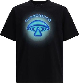 Casablanca Zwarte Katoenen T-Shirt