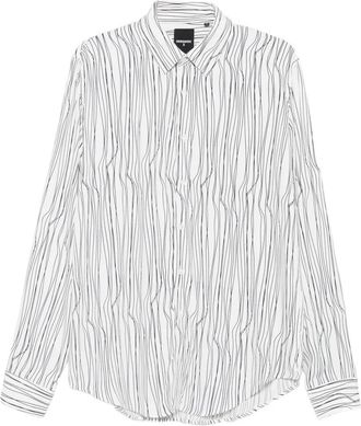 Patrizia Pepe Camicia con stampa grafica - Bianco