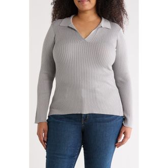 By Design Ivy League Top in Alloy at Nordstrom Rack, Size 1X