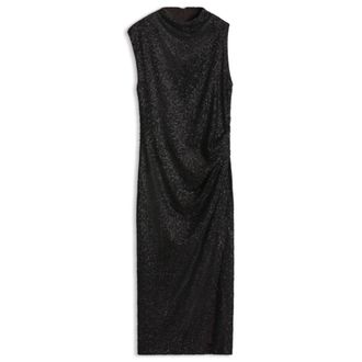 BOSS Asymmetric sequined dress