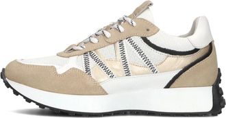 Notre-V Schoenen, Dames, Beige, 36 EU, Beige Sneakers Kronos-11