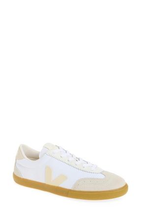 Veja Volley Canvas Sneaker in White Pierre Natural at Nordstrom, Size 42
