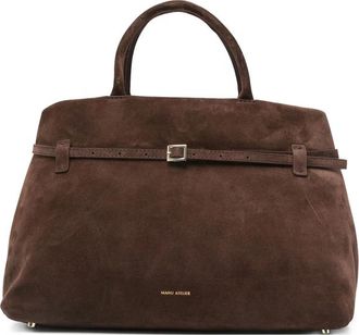 Manu Atelier Le Cambon Suede Handbag