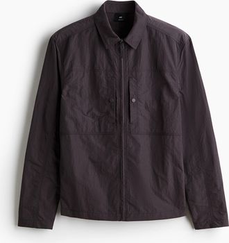 H&M Overshirt aus Nylon Regular Fit - Purple