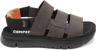 Camper Mens Oruga Sandals In Dark Brown