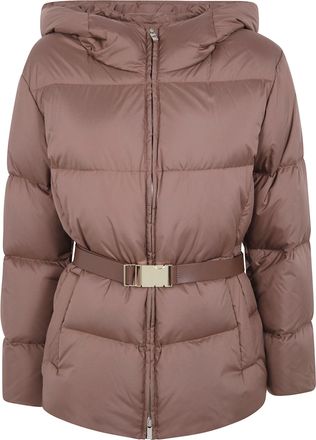 Max Mara Cropped Belted Jacket Mst Lana