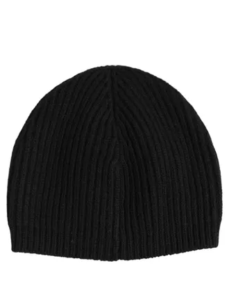 Dolce & Gabbana Men Black Wool Knitted Winter Beanie Capello One Size Mens Hat