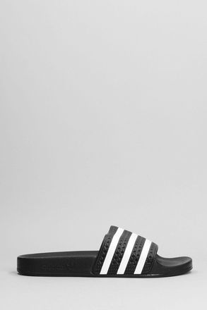 adidas Sandali flats Adilette in gomma nera