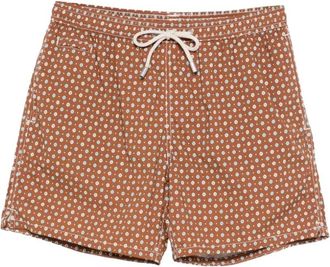 MC2 Saint Barth Flower Tie GG 19 - Heren - Strandmode - Bruin - XL - Badmode