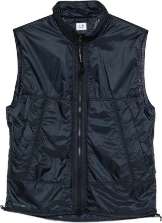 C.P. Company Gilet - Heren - Bodywarmers - Blauw - S - Jassen
