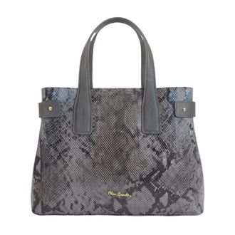 Pierre Cardin Tote Bag - Dames - Tassen - Grijs - Maat: ONE Size Leer
