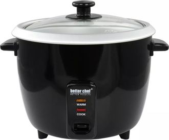 Better Chef Better Chef 8-Cup (16-Cups Cooked) Automatic Rice Cooker - Black - IM-402B