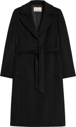 Pennyblack Pbbvik Jas - Dames - Jas met riem - Zwart - S - Wol - Jassen
