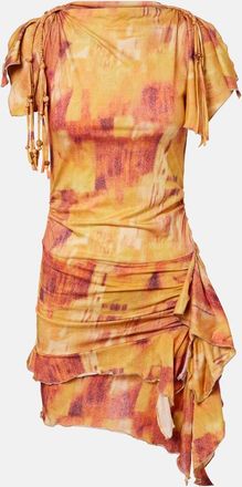 Isabel Marant Abito corto Janick in cotone con stampa