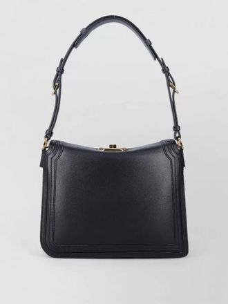 Lanvin compagnon small asymmetrical leather shoulder bag