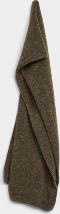 Simons Womens Solid alpaca-wool scarf Exclusive collection from Italy