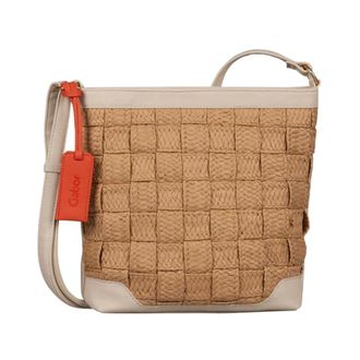 Gabor Aurea 621-40-0555 Crossbody Tas - Dames - Tassen - Beige - Maat: ONE Size