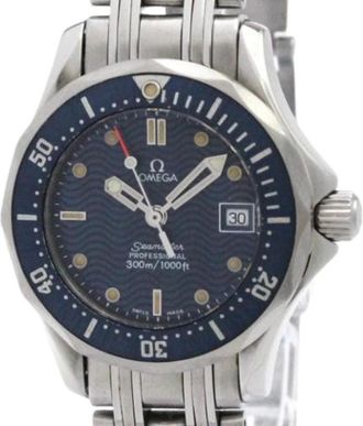 Omega Pre-owned Watches, female, Blue, Size: ONE SIZE Pre-owned Vintage Watch