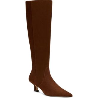 Stuart Weitzman Vinnie Zip Boot 50 in Deep Coffee at Nordstrom Rack, Size 7