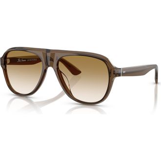 Oliver Peoples 54mm Pilot optical glasses in Dark Brown at Nordstrom